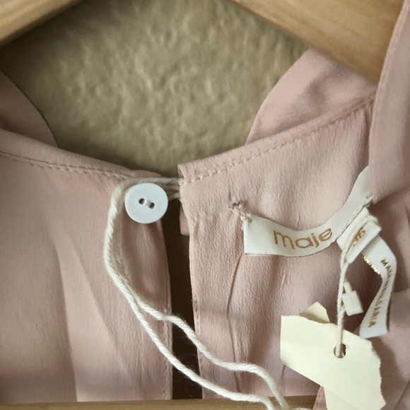 NWT maje ruffled playsuit jumpsuit romper - Picture 4 of 6